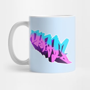 DREAM - Graffiti Blue and Pink Mug